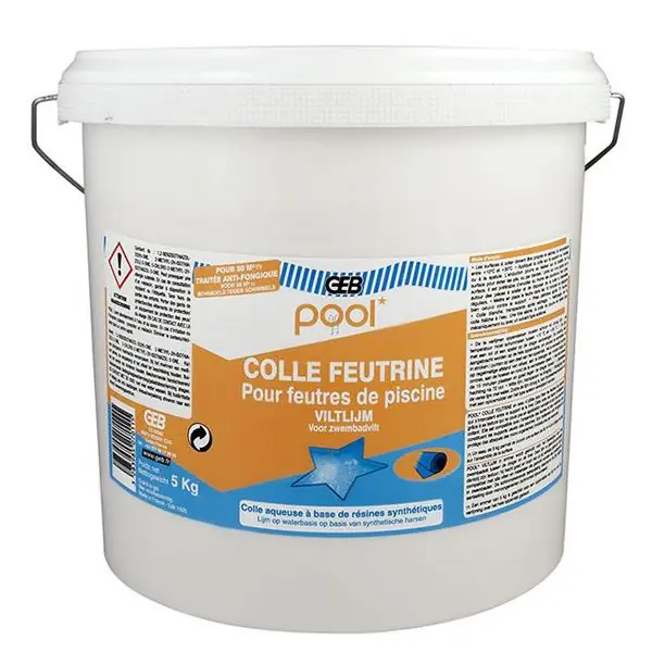 Colle feutrine piscine POOL seau 5 kg - GEB Promotion Saisonnière