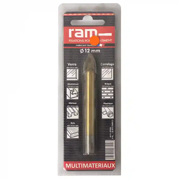 Dernier Modèle Foret pour carrelage et verre 12 x 95 mm – RAM
