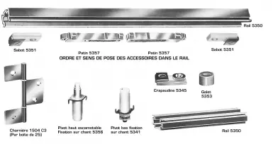 Nouvelle Collection MANTIONFERRURES POUR PORTES PLIANTES