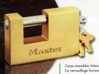MASTER LOCK Affaire À Saisir