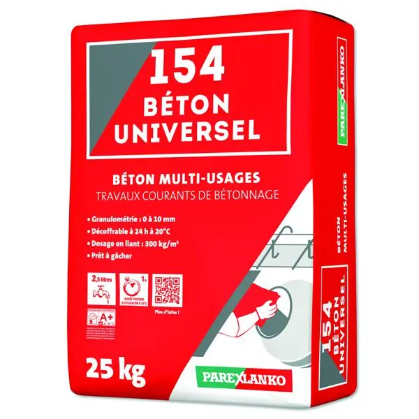 Béton multi usages 154 BETON UNIVERSEL sac 25kg Acheter Direct