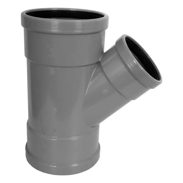 Branchement PVC assainissement CR4 Ø160x125 femelle-femelle 45° Marque