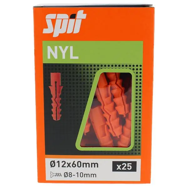 Must-Have CHEVILLES NYLON SANS COLLERETTE Ø12X60MM BOITE(S) 25