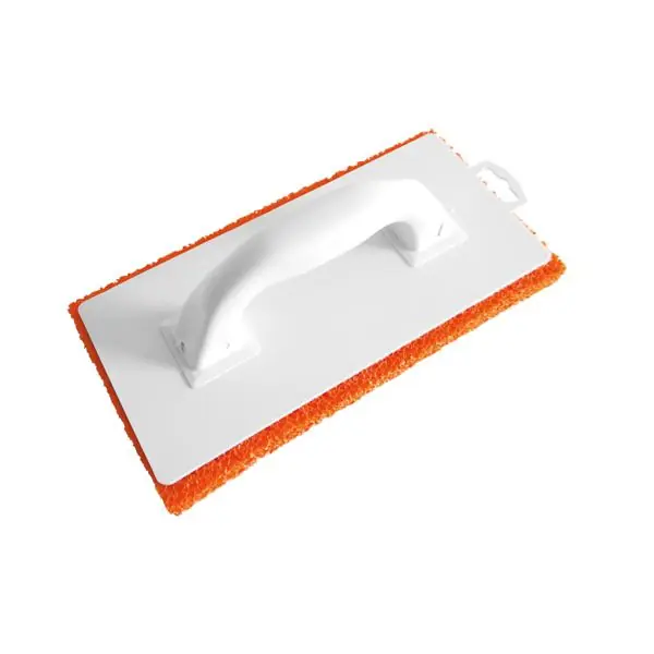 Pas Cher Frottoir plâtrier plastique orange 14x28cm