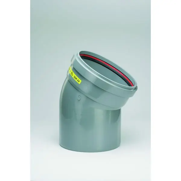 Coude PVC assainissement CR8 Ø160 mâle-femelle 15° Acheter Direct
