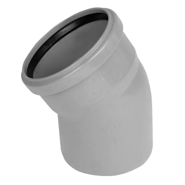 Coude PVC assainissement CR4 Ø110 mâle-femelle 30° Dernier Modèle