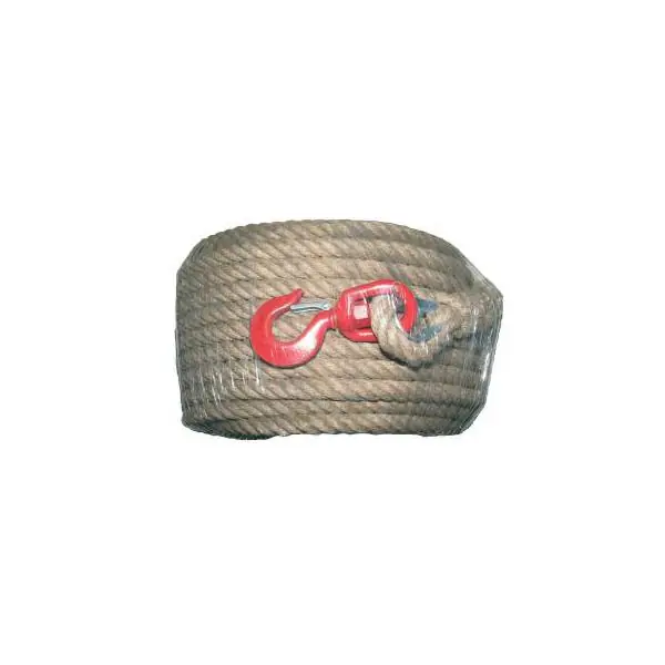 Corde poulie chanvre 20m 20mm Authentique