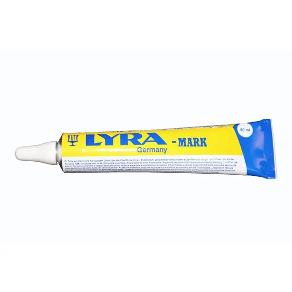 Marqueur LYRA MARK blanc tube 50 ml Authentique