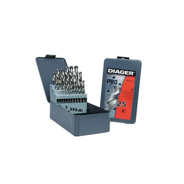 Remise Forets HSS pour métaux 747D coffret 25