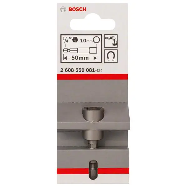 Douille à queue 6 pans avec aimant 1/4‘ Ø10x50mm pour vis à tête Acheter Direct