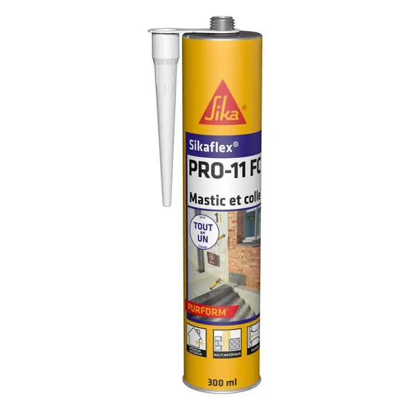 Mastic colle SIKAFLEX PRO 11FC PURFORM PU beige cartouche 300ml Produit De Marque