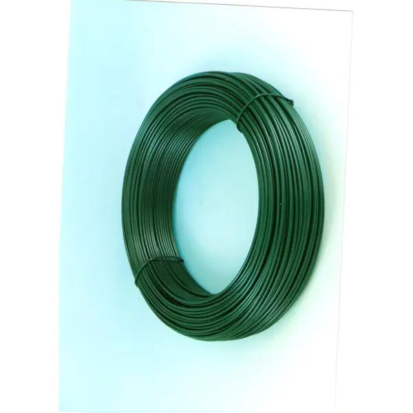 Satisfait Ou Remboursé Fil de tension plastifié Ø fil3,1mm vert bobine 100m