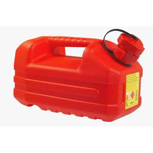 Satisfait Ou Remboursé Jerrican hydrocarbure plastique rouge 5L