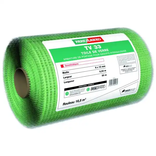 Offre Spéciale Trame de verre M9x9,4 rouleau 0,33x50m vert -TV33
