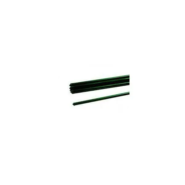 Expédition Rapide Barre de tension plastifiée H.1,3m vert