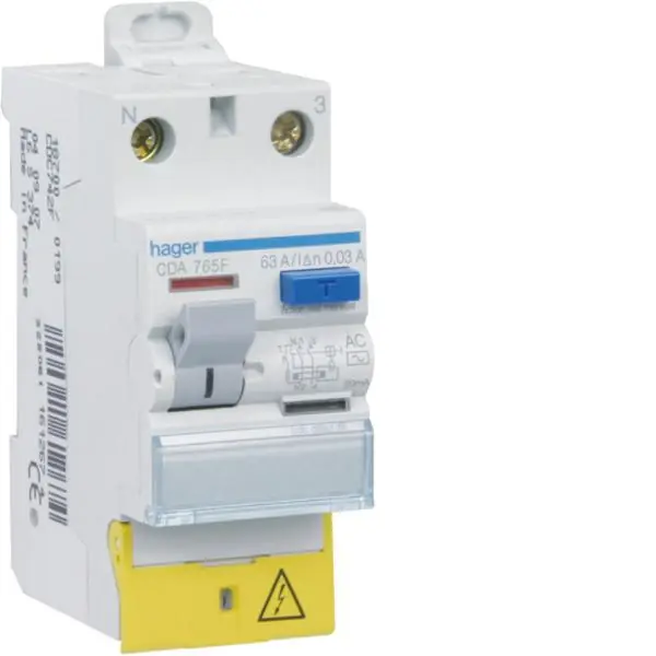 Interrupteur différentiel type A A 63A 220V 30mA Remise