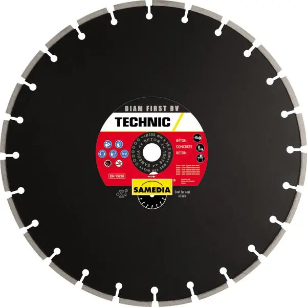 Certifié Disque diamant Ø230mm FIRST BV béton
