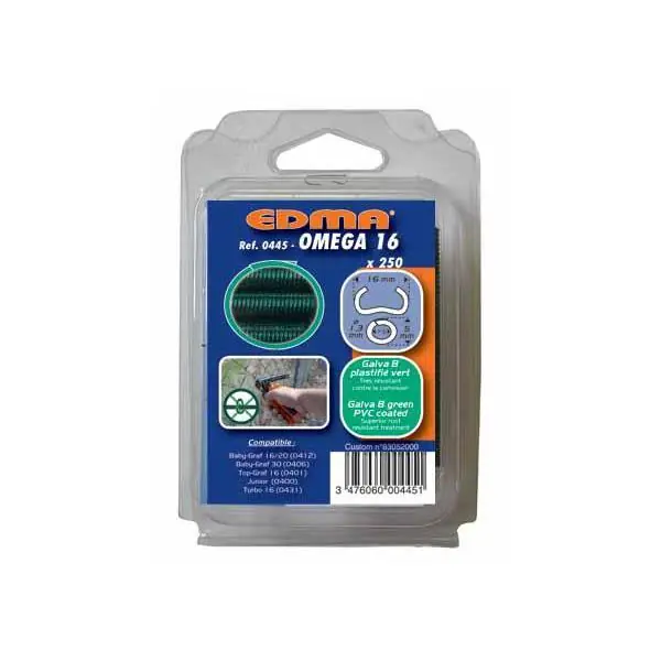 Achetez Aujourd&rsquo;hui Agrafes OMEGA 16m vert boite 250