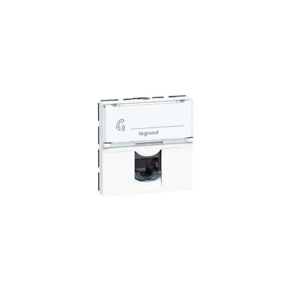 PRISE INFORMATIQUE RJ45 2 MODULES MOSAIC CAT.6 BLANC Commander Vite