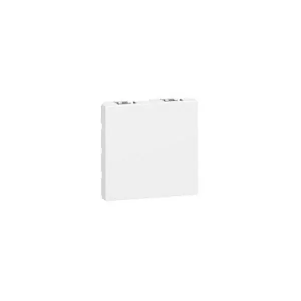 OBTURATEUR 2 MODULES MOSAIC BLANC 2 modules MOSAIC blanc Usine Directe