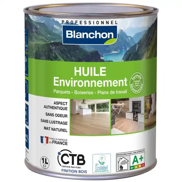 Huile parquet environnement bois naturel 1L Jusqu'à Épuisement Des Stocks