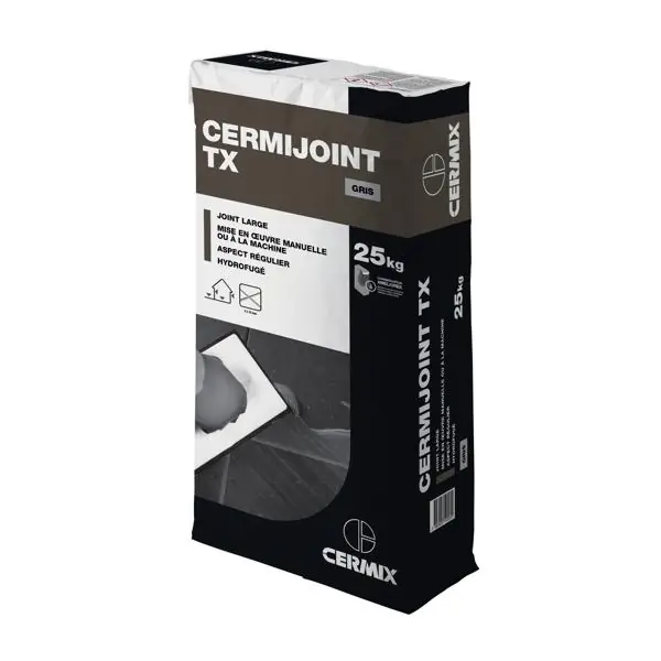 Bon Plan Mortier joint CERMIJOINT TX gris titane sac 25kg