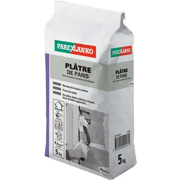Meilleur Choix Plâtre DE PARIS sac 5kg