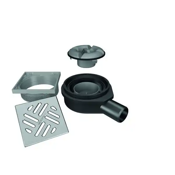 Siphon sol TUB-BAW-S sortie horizontale Ø50mm + obturateur odeurs Solde