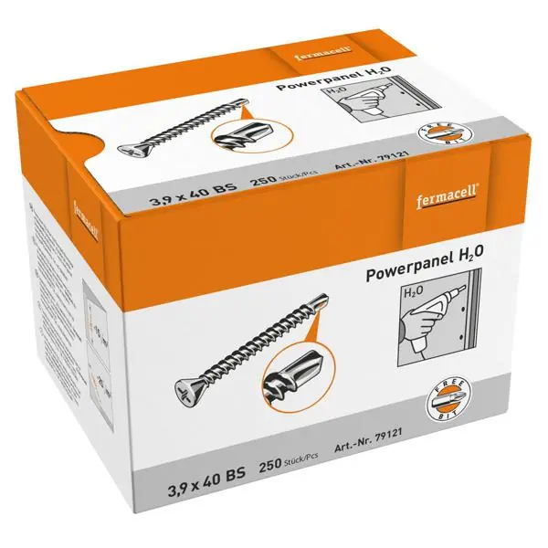 Vis plaque de plâtre POWERPANEL H2O Ø3,9x40mm boite 250 Produit De Marque
