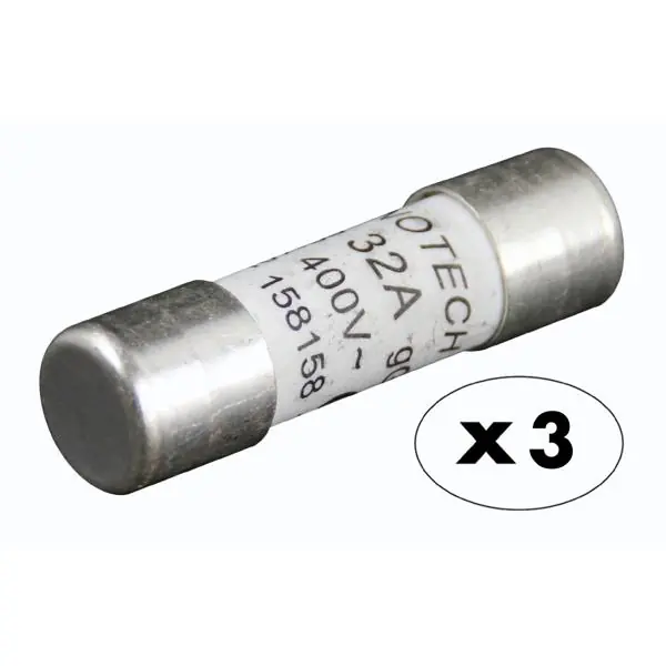 Prix Bas 3 FUS. 10.3X38 32A VOY NF céramiques à voyant 10,3 x 38mm 32A boite 3