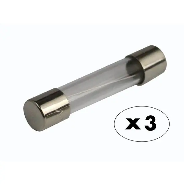 LOT DE FUSIBLES VERRE 6,3 X 32MM 10A BOITE 3 Must-Have