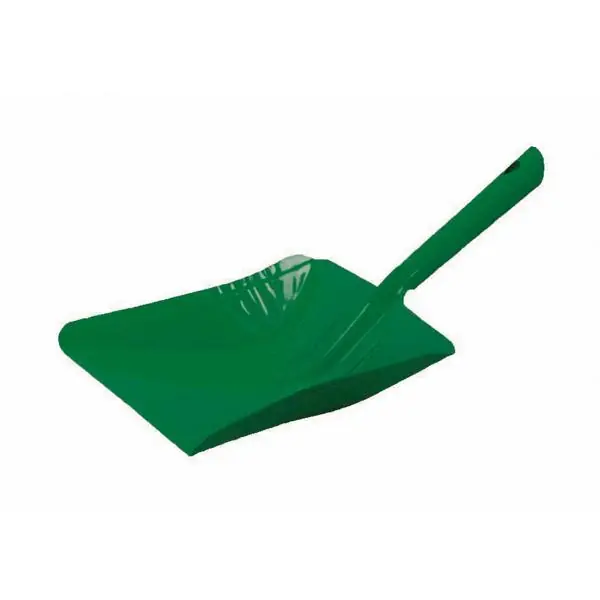 Pelle acier laqué verte Remise