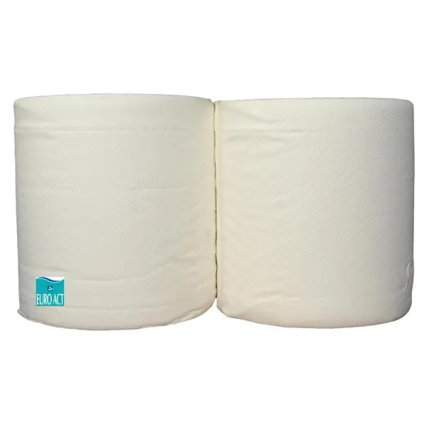 Prix Promo Bobine d‘essuyage 2 plis blanche 21x25cm lot 2