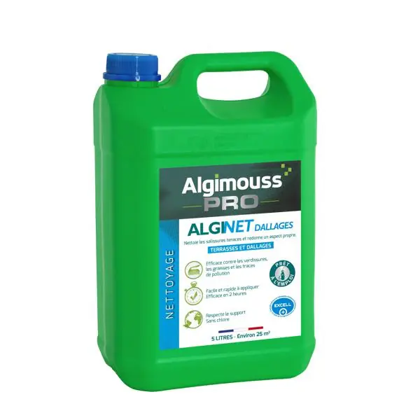 Usine Directe Nettoyant dallages et sols extérieurs ALGINET bidon 5L