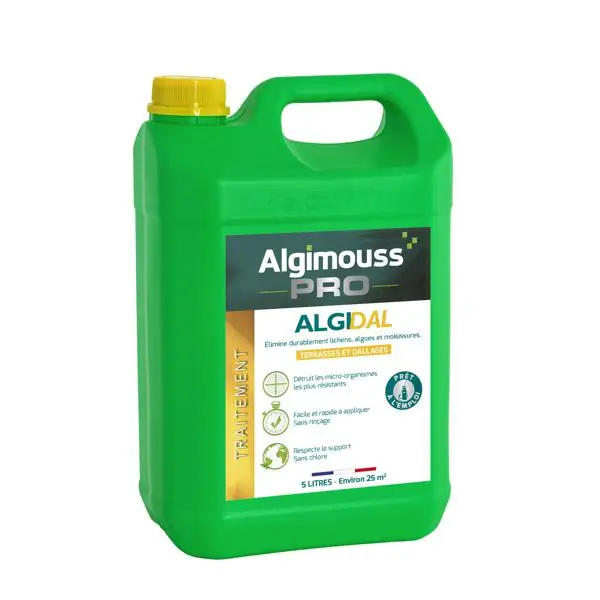 Expédition Rapide Traitement dallages et sols extérieurs ALGIDAL bidon 5L