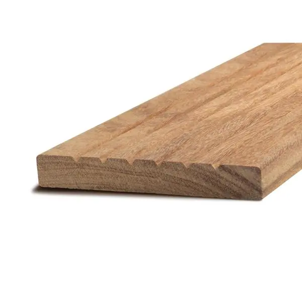 Lame terrasse cumaru 1 face striée bélem 21x145mm 1,85m Commande En Gros