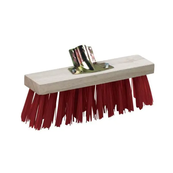 Offre Limitée Balai cantonnier extérieur fibres PVC 60cm rouge