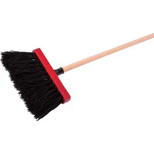 Balai de cour extérieur PIASSAVA fibres piassava-semelle bois 29cm Livraison Express