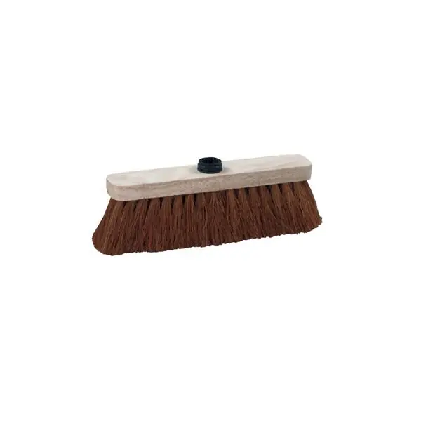 Balai pour toutes surfaces fibres coco semelle bois 29cm Prix Bas