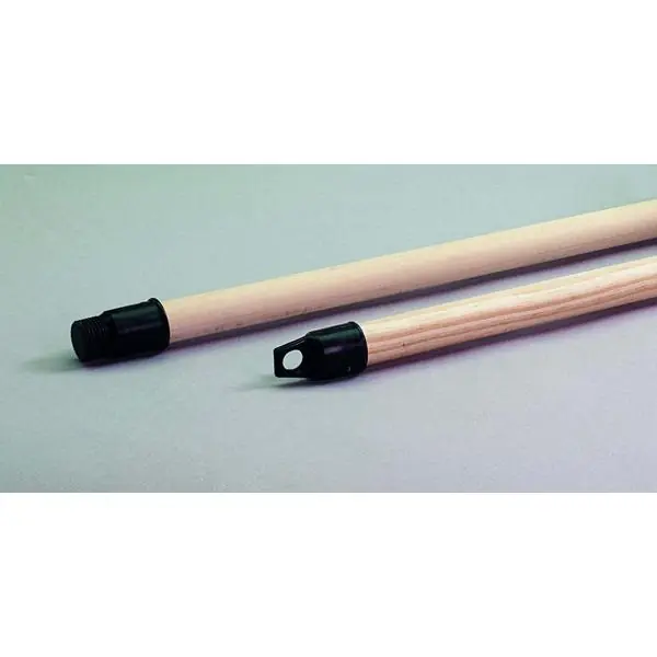 Manche à balai à vis bois brut L.135cm Ø24mm Meilleure Vente