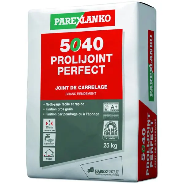 Mortier joint PROLIJOINT PERFECT 5040 beige sac 25kg Usine Directe