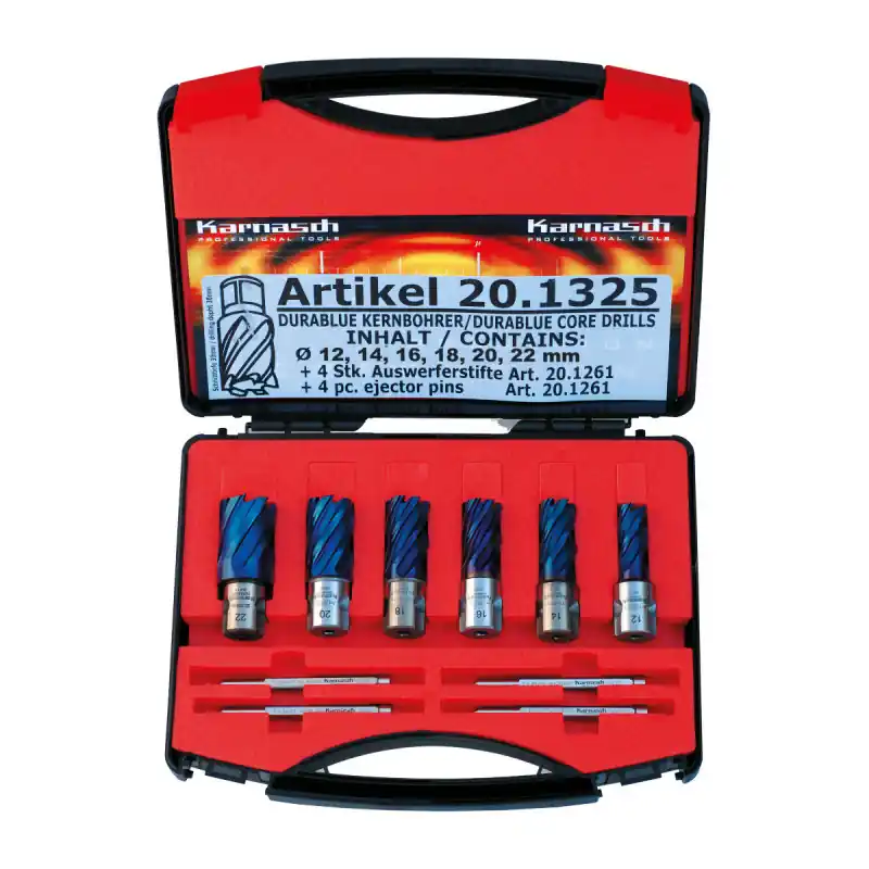 Expédié Aujourd'hui Coffret de fraises à carotter HSS-XE Metallkraft Blue Line 30