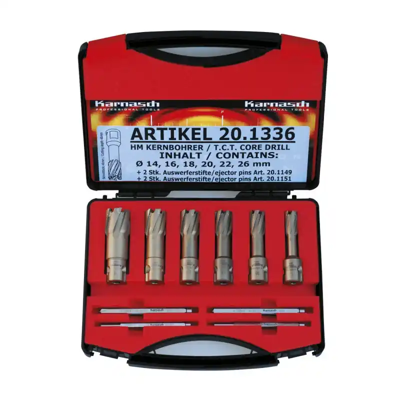 Meilleur Prix Coffret de fraises à carotter HM Metallkraft Hard Line 55