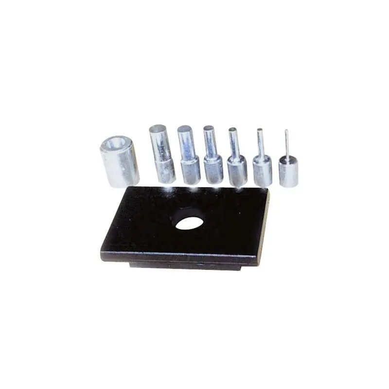 Authentique Kit de 6 poinçons avec plaque de fixation WPP 30