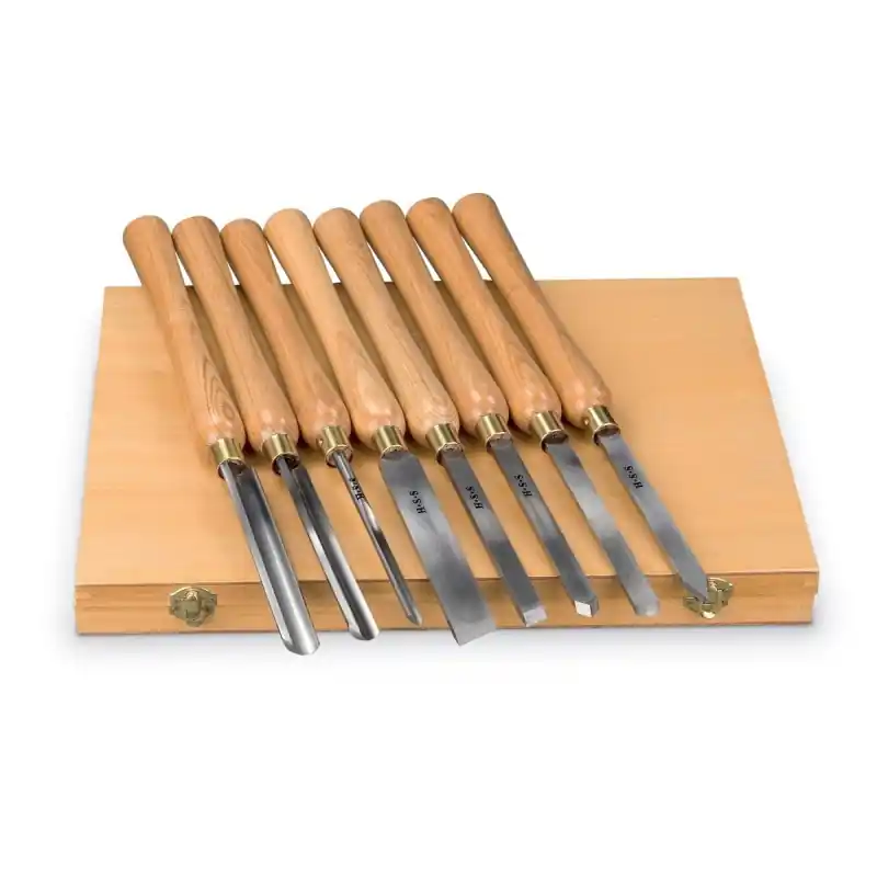 Bon Plan Jeu de 8 outils à bois Holzstar