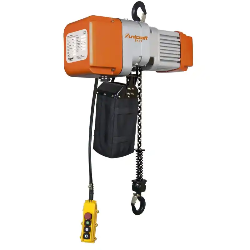 Palan électrique à chaîne 400V 3t 6m 2 vitesses Unicraft EKZT 30-2 Quantité Limitée