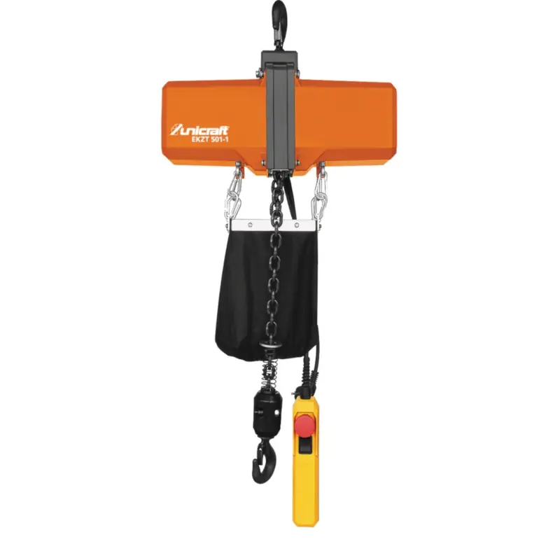 Palan électrique à chaîne 230V 500kg 3m Unicraft EKZT 501-1 Offre Du Jour