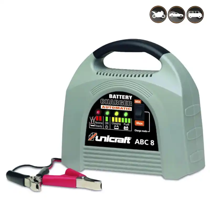 Chargeur/régénénateur automatique wet, gel et AGM Unicraft ABC 8 Expédition Rapide