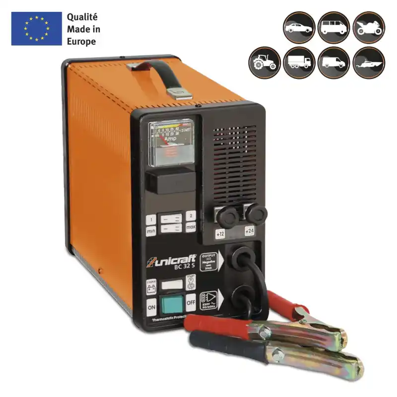 Livraison Express Chargeur/démarreur Unicraft BC 32 S