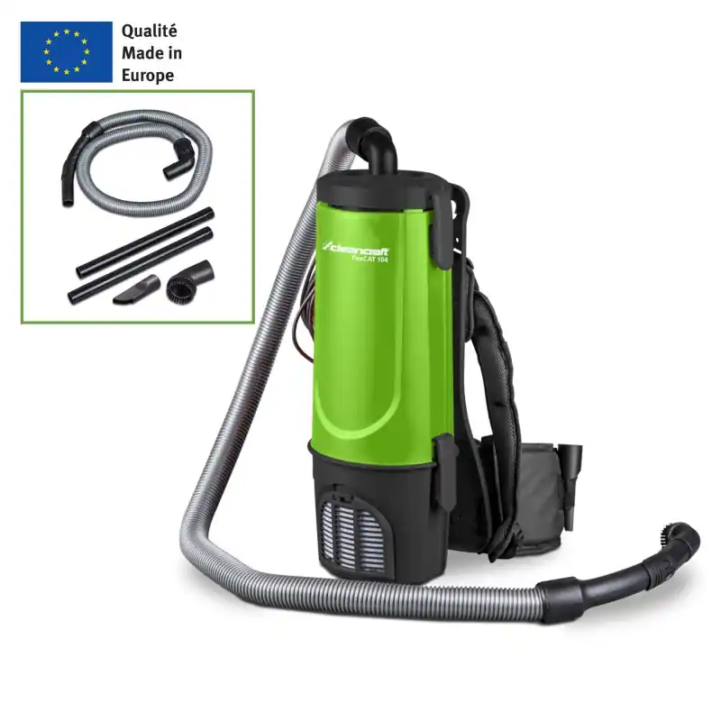 Aspirateur à poussières 4L modèle dorsal Cleancraft flexCAT 104 Nouvelle Collection